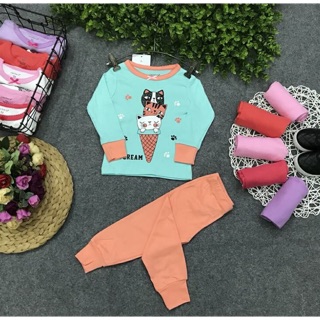 Bộ borip thu đông carter bé gái