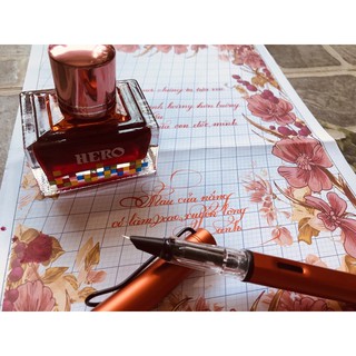 Mực Hero loại 1 màu cam