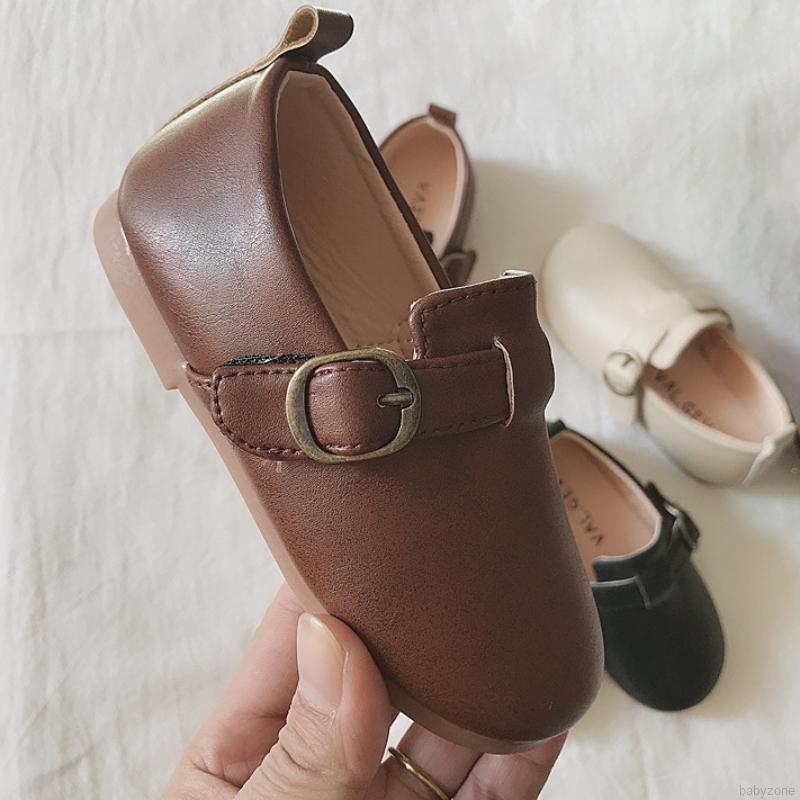 Giày búp bê mũi tròn phong cách thời trang xuân thu cho bé gái