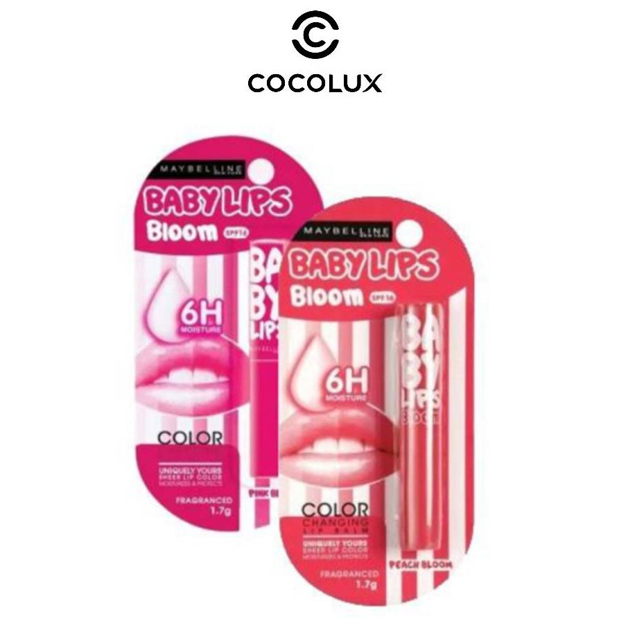 [CoCoLux] Son dưỡng môi chuyển màu Baby Lips Bloom Maybelline +VAT