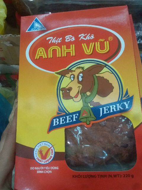 Bò khô Anh Vũ Quảng Ngãi