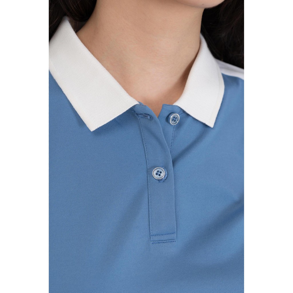 [Mã WABRBMO10 giảm 15% đơn 250k] Áo polo Nữ YODY chất liệu cotton phối vai cá tính năng động APN4000