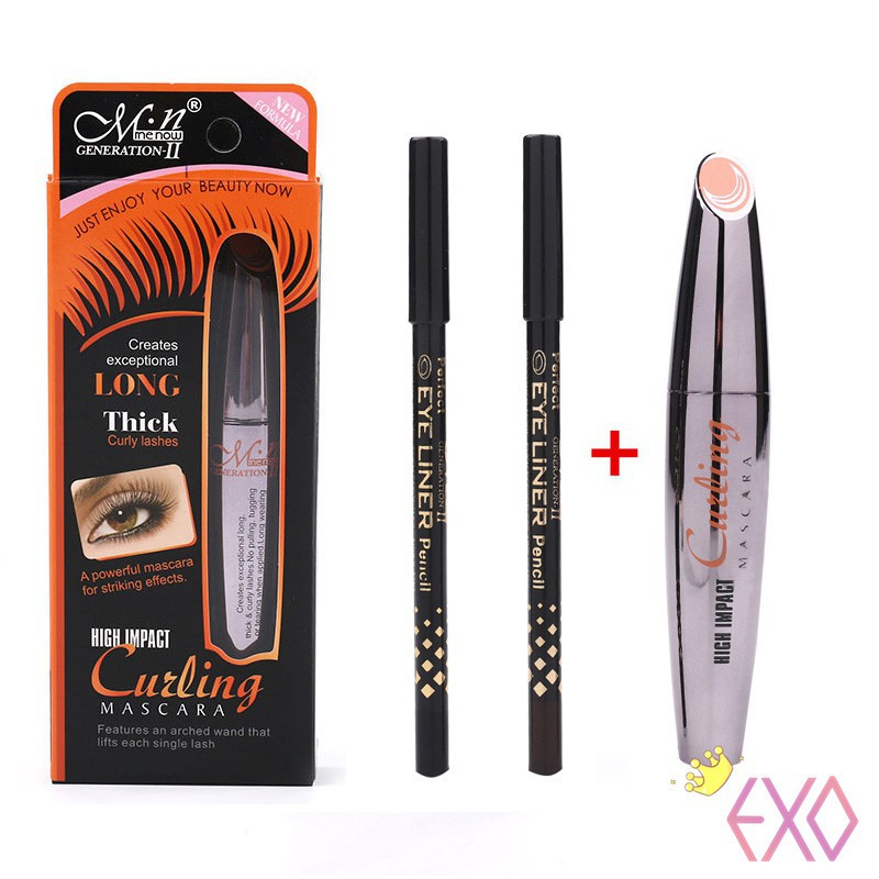 HUAMIANLI 3pcs/set Waterproof Mascara Volume Express 3D Makeup Eye Liner Pencil | BigBuy360 - bigbuy360.vn