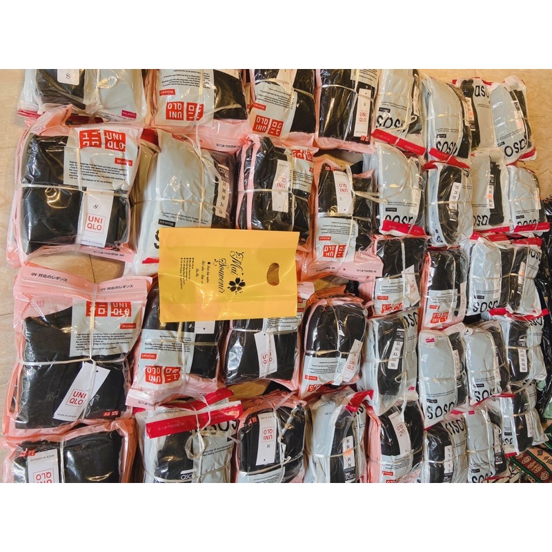 Quần Legging Dài mác Hàn Uni Cạp cao-  Nâng mông Asos