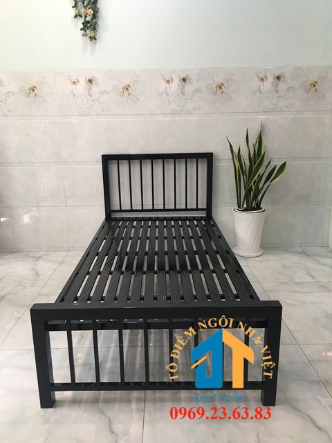 Giường sắt 1m6x2m giá rẻ