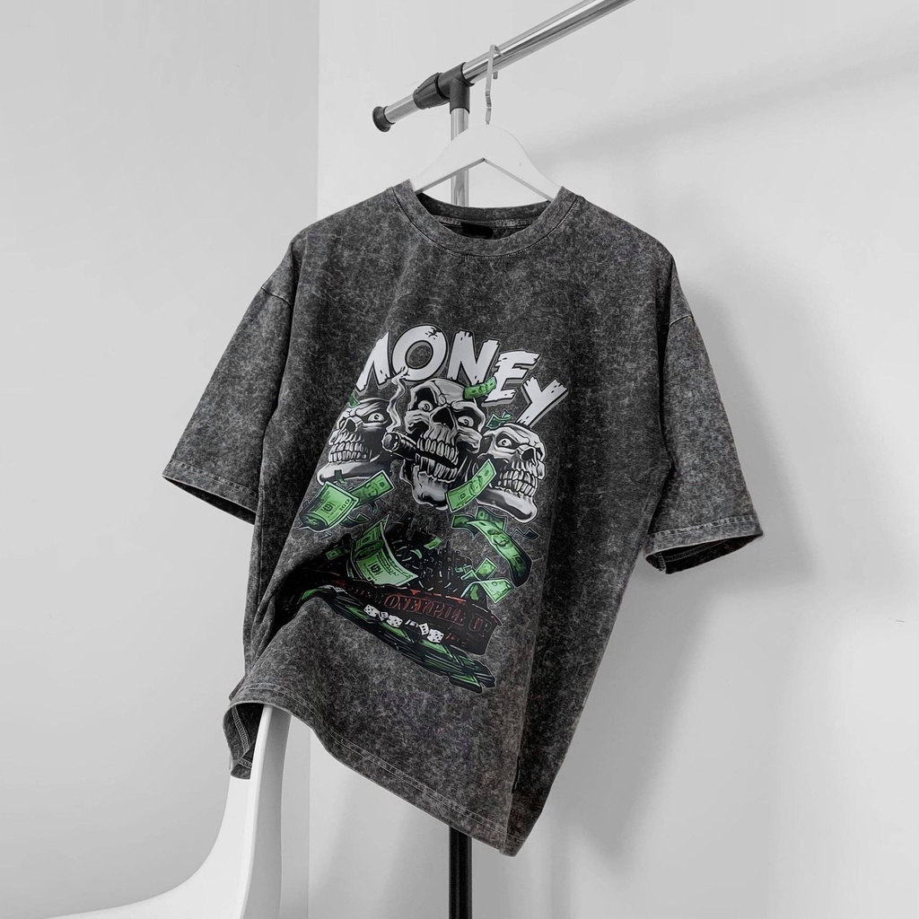Áo thun Unisex MONEY Tee phông nam nữ tay lỡ oversize form rộng | BigBuy360 - bigbuy360.vn
