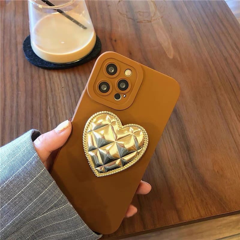 Ốp Điện Thoại tpu Dẻo Họa Tiết Trái Tim Cho X XS XR XS max 7Plus 8Plus 11 11 pro 11 pro max 12 13 proamx 12 pro max