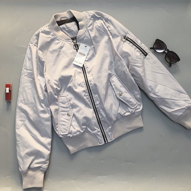 áo khoác BERSHKA bomber lót lông | BigBuy360 - bigbuy360.vn