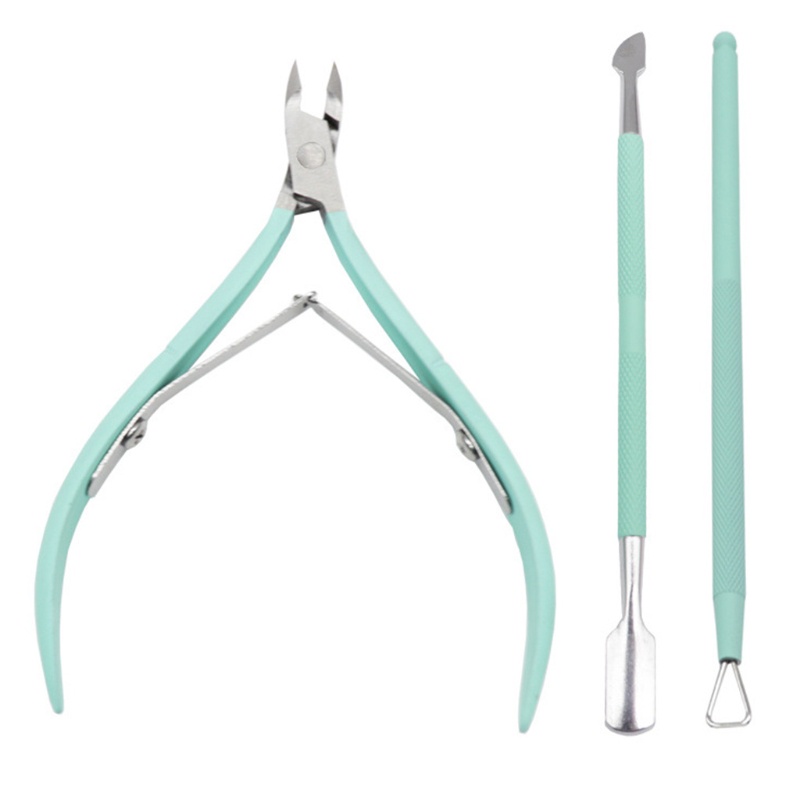 Bộ 3 Dụng Cụ Cắt Tỉa Lông Mày Bằng Thép Không Gỉ Màu Cầu Vồng YOUYO