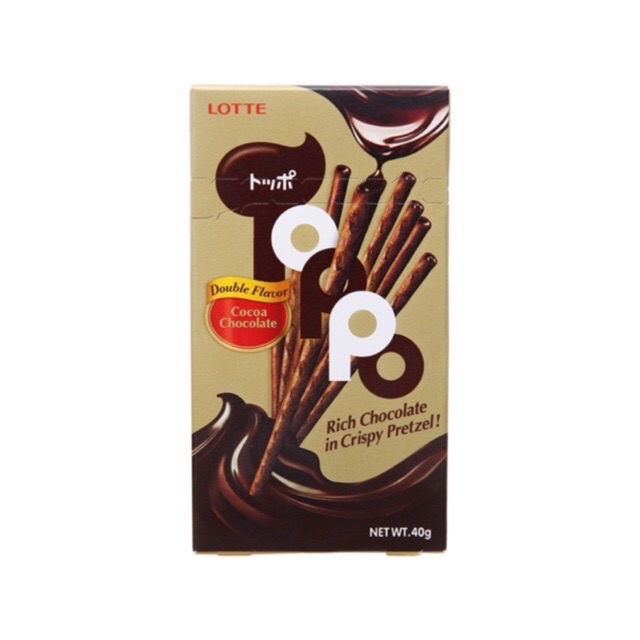 Bánh que sô cô la Toppo 40g