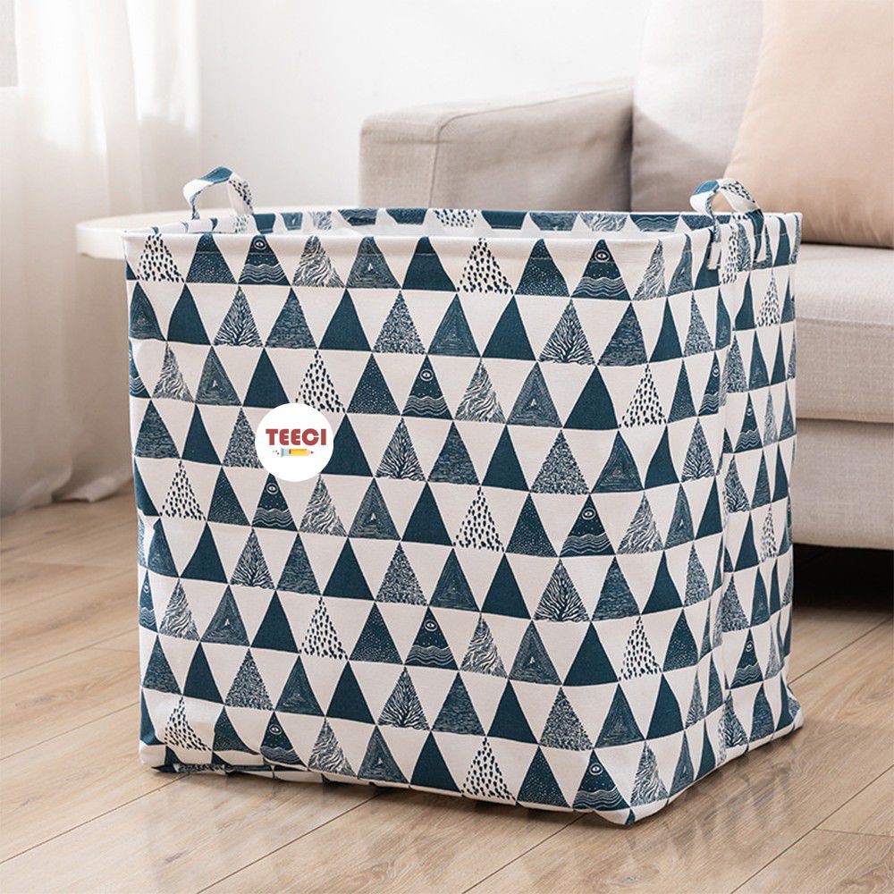 &lt;Video Review&gt; Túi Đựng Quần Áo Chăn Màn Cỡ Lớn 100L Sọt Giỏ Vải Đựng Đồ Đa Năng Gấp Gọn Chống Thấm Nước U075