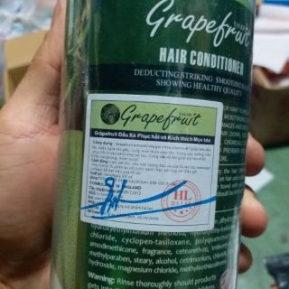 Bộ gội và xả bưởi grape fruit 850ml