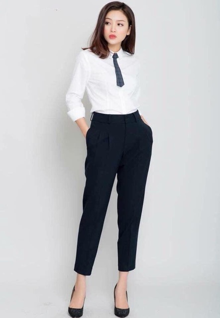 [CÔNG SỞ] Quần Baggy Nữ Đơn Giản_Đi Làm Lịch Sự | BigBuy360 - bigbuy360.vn