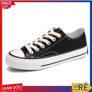 Giày Thể Thao Nam Nữ - Giày Converse CV 1970s Cổ Thấp Đen Thời Trang Học Sinh Đi Học Giá Rẻ