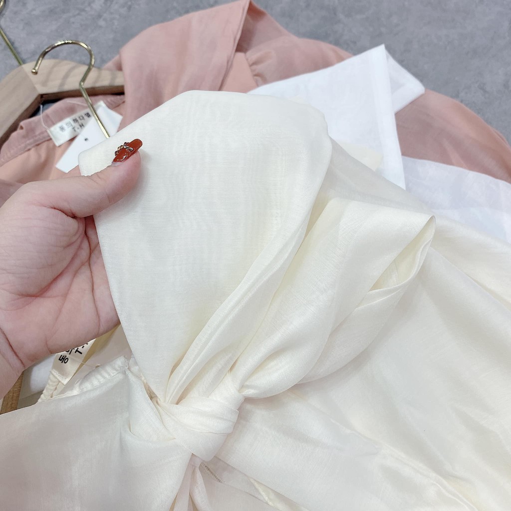Áo Tơ cổ thủy thủ xinh xinh mã 28  áo kiểu nữ