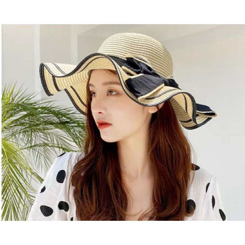 nón nữ đi biển rộng vành chống nắng