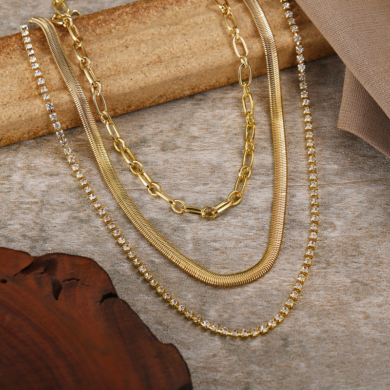 vòng cổ Mạ Bạc Nhiều Lớp Mặt Hình Trái Tim Phong Cách Hàn Quốc Cho Nữ