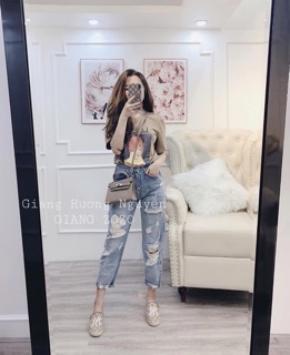 QUẦN JEAN BOY RÁCH VẢY SƠN