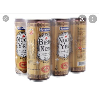 1 lốc 6 lon - Nước yến ngân nhĩ Tribeco 240ml