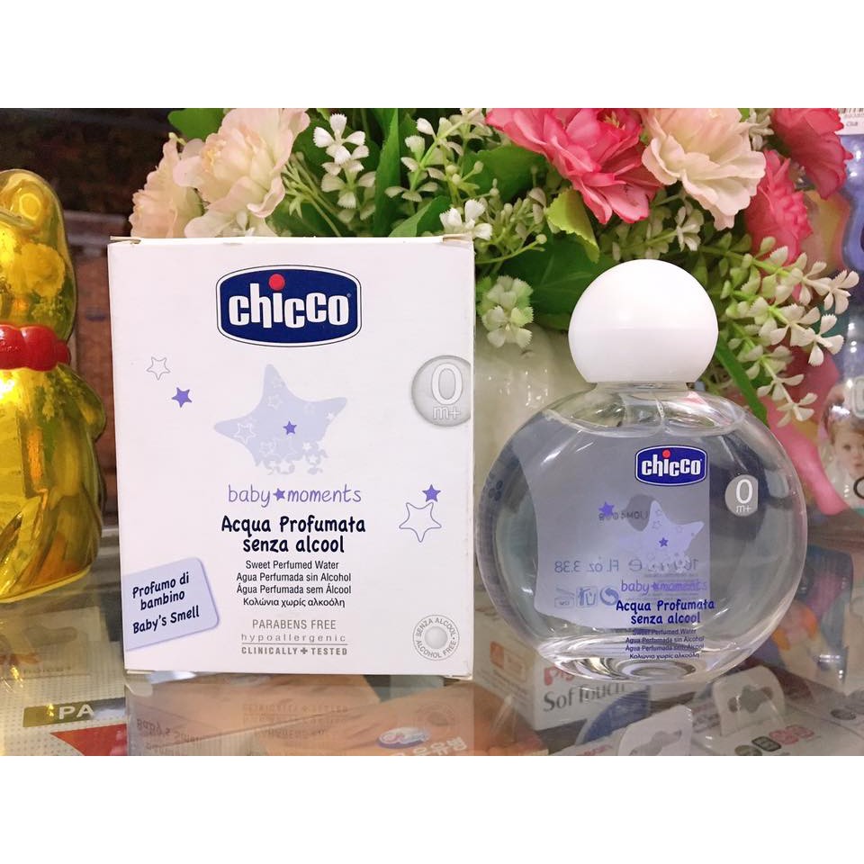 Nước hoa hương tự nhiên Chicco cho bé từ 0M+