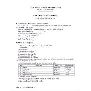 GIẢM CÂN MILODY ( đánh bay mỡ thừa hiệu quả)