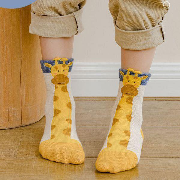 Set 5 Đôi Tất Họa Tiết Cho Bé Trai, Bé Gái Cotton Co Giãn 8433 (Mẫu Giao Ngẫu Nhiên) - Jumping Beans Official Store