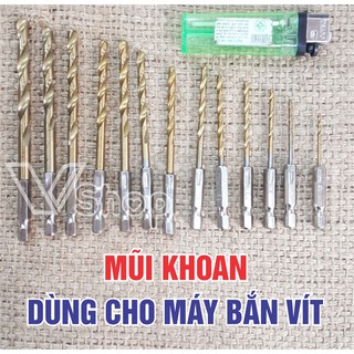 Bộ mũi khoan dùng cho máy bắn vít, 13 cái