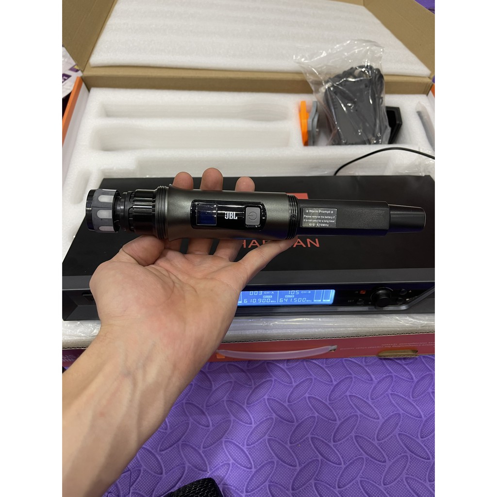 Micro không dây JBL VM800  tự ngắt - gia tốc - 6 số