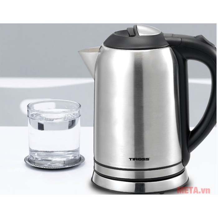 Ấm Đun Nước Siêu Tốc Tiross TS1367- dung tích 1L inox 304 cao cấp