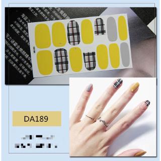 Set 14 nhãn dán trang trí móng nghệ thuật