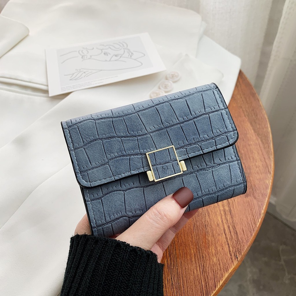Ví nữ cầm tay khóa vuông - VN118