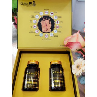ĐÔNG TRÙNG HẠ THẢO SẤY THĂNG HOA CAO CẤP GOLDEN 10 SET TINH HOA (set 2 lọ, 5g/lọ)