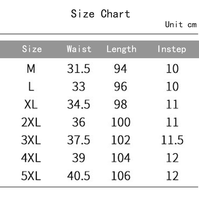 Quần Dài Thể Thao Thời Trang Mùa Hè Cho Nam Size M-5XL