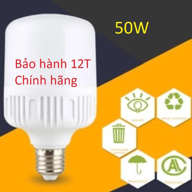 BÓNG TRỤ LED KB BULB LIGHT 50W- chính hãng, sẵn có