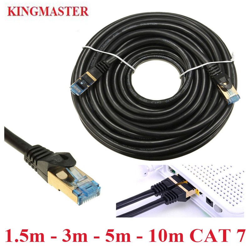 [Mã 2404EL10K giảm 10K đơn 20K] CABLE UTP CAT7 SSTP KINGMASTER