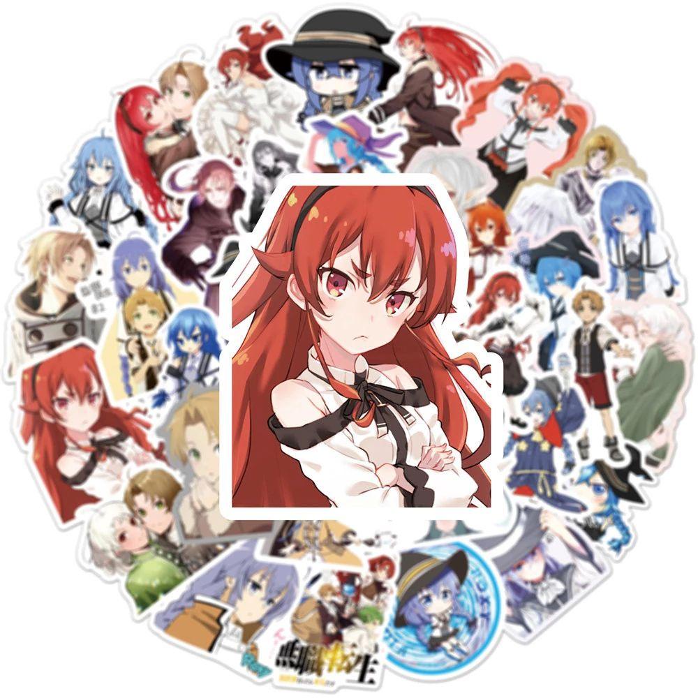 MMULCK Sticker dán trang trí sổ tay họa tiết anime chống nước Mushoku Tensei :Jobless Reincarnation