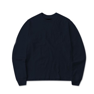 Áo thun trơn nam dài tay Beuter Blank Navy Long Sleeve T-Shirt