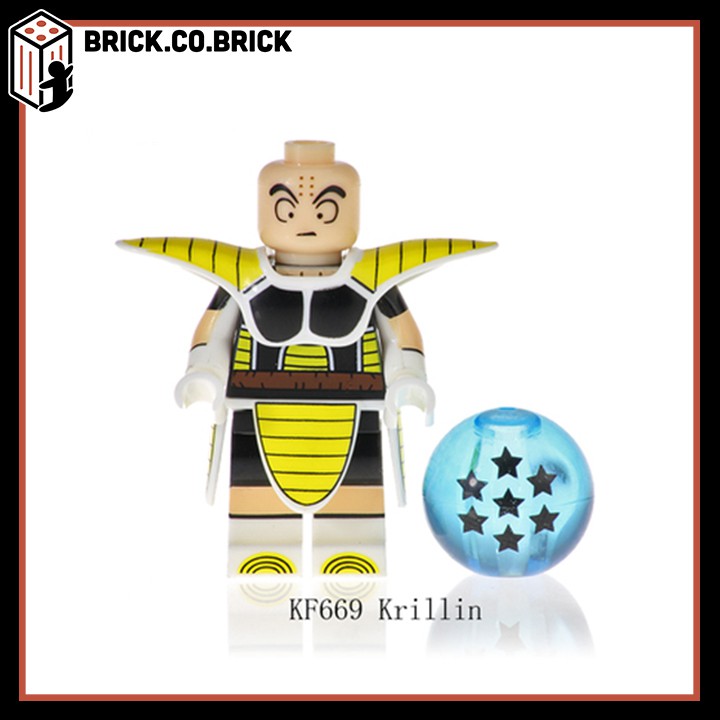 Non Lego Dragon Ball Đồ Chơi Lắp Ráp Minifigures Mô Hình Lắp Ghép Sáng Tạo Trong Anime Bảy Viên Ngọc Rồng KF6057