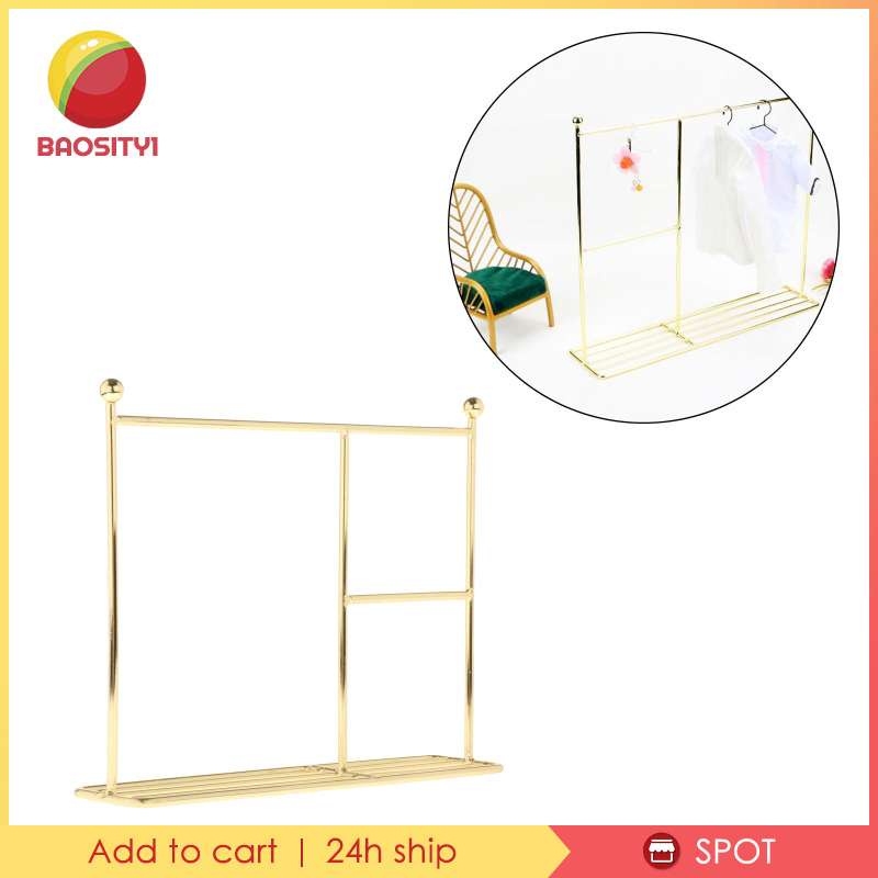 Giá Treo Phơi Quần Áo Cho Búp Bê Tỉ Lệ 1 / 6 1 / 8 1 / 12 BJD [Baosity1]