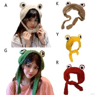 Mũ len ếch mềm đáng yêu cho nữ