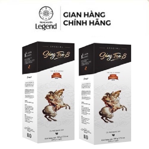 [Arabica, Robusta] Combo 2 Hộp Cà phê Rang Xay Sáng Tạo 8 - Trung Nguyên Legend - 500gr