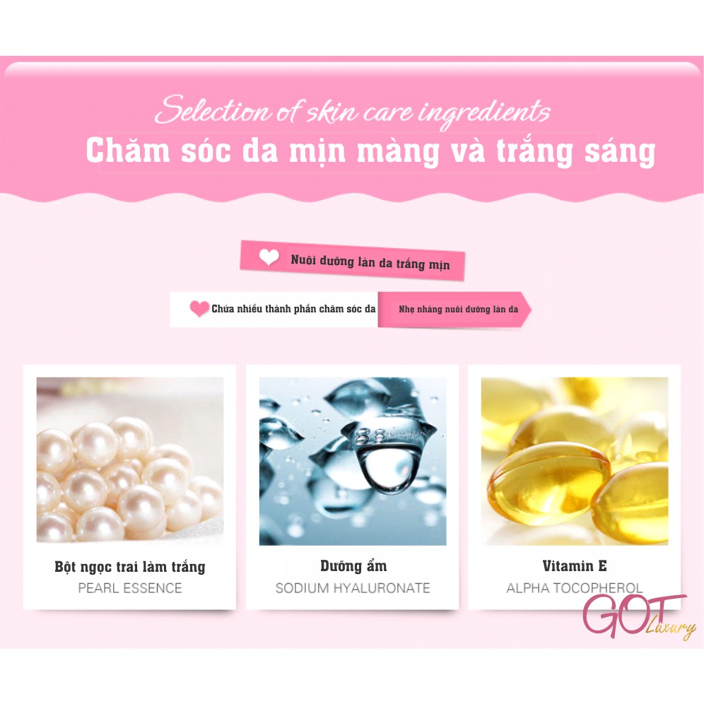 Kem Dưỡng Ẩm Body Images Ngọc Trai Giúp Dưỡng Ẩm Làm Trắng Da Chống Nắng-  Tinh Chất Vitamin E Hàng Nội Địa Trung