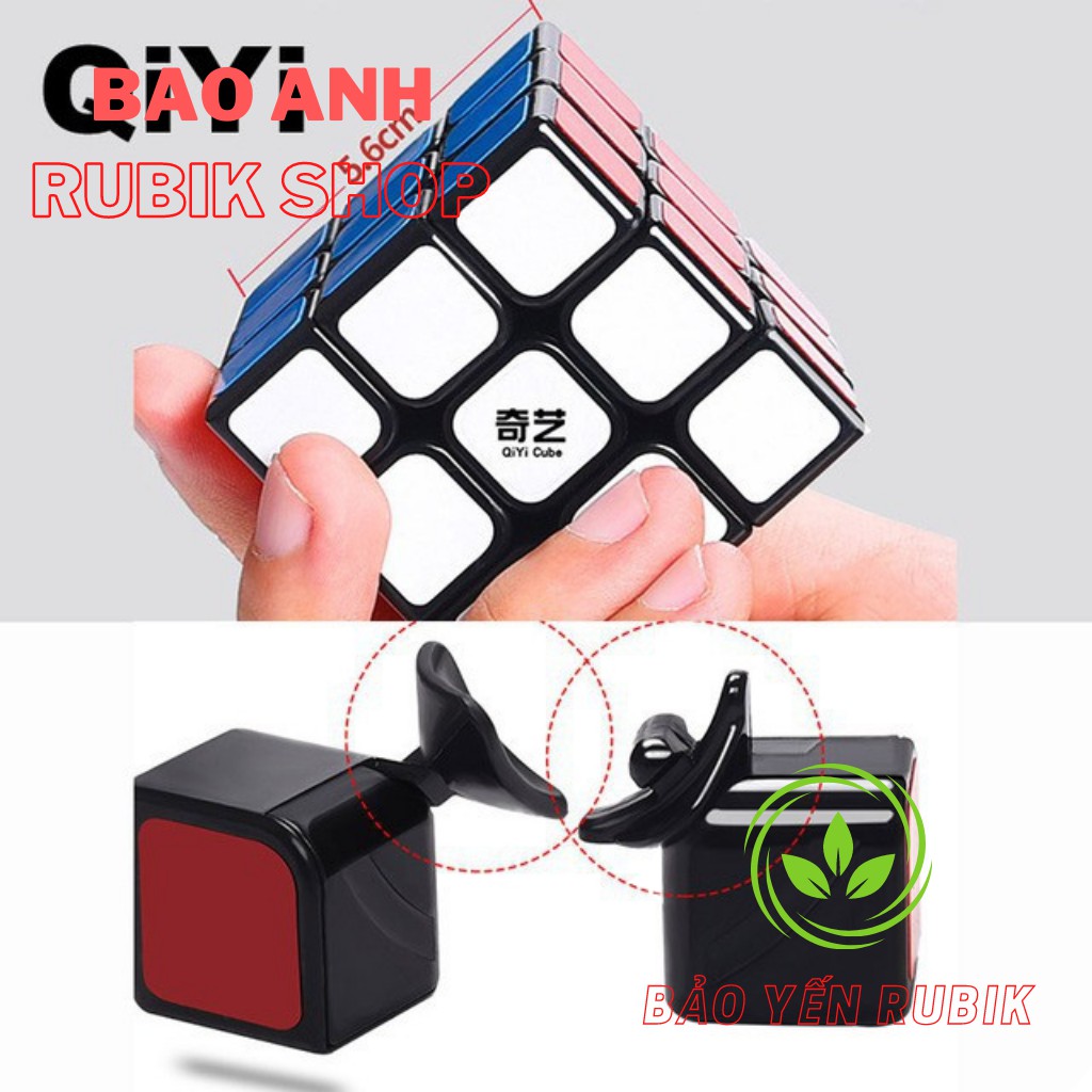 Đồ Chơi Rubik 3x3 Qiyi Sail W Rubic 3 Tầng Khối Lập Phương Ma Thuật Rubik Giá Rẻ ( Mã RB01 )