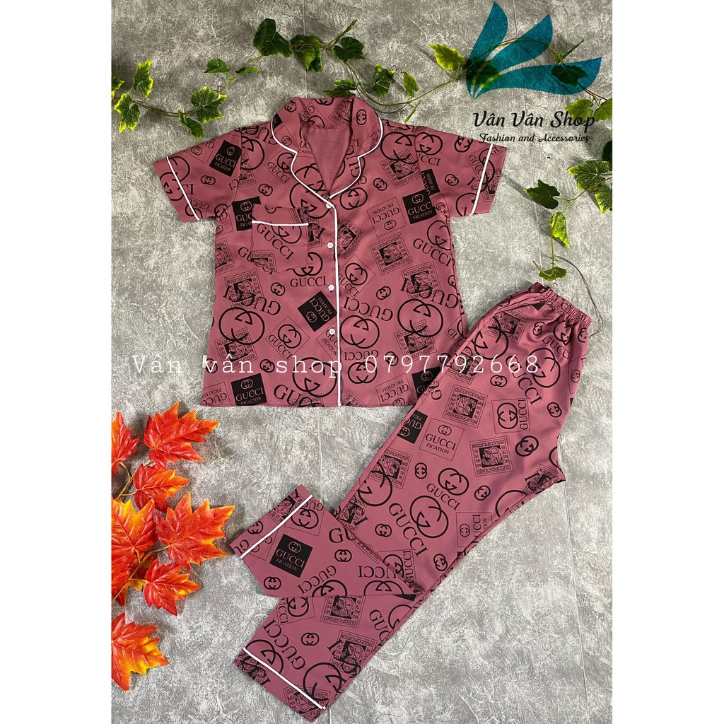 Bộ pijama tay ngắn quần dài đủ size - ẢNH THẬT SHOP TỰ CHỤP