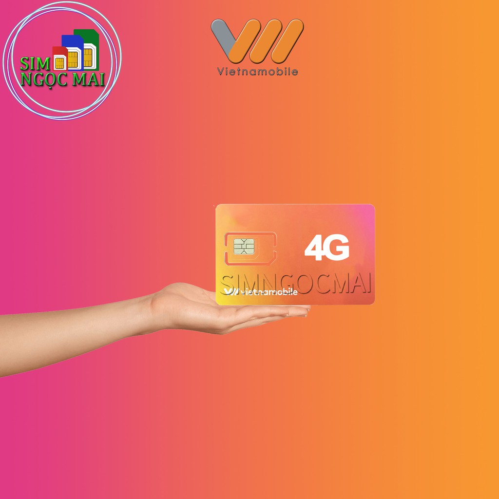 Sim 4G Vietnamobile Miễn phí 180GB DATA không giới hạn - TÀI KHOẢN CHÍNH 40.000Đ - SIM NGỌC MAI