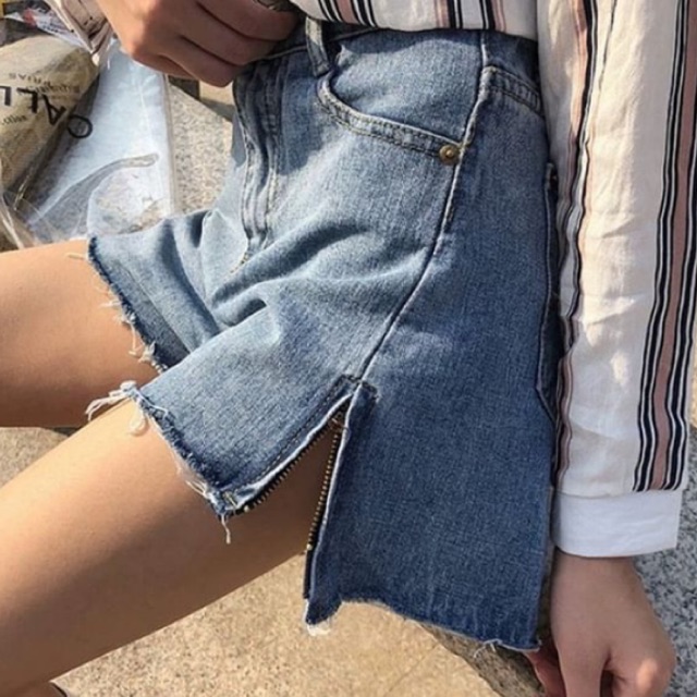 Quần short jeans nữ