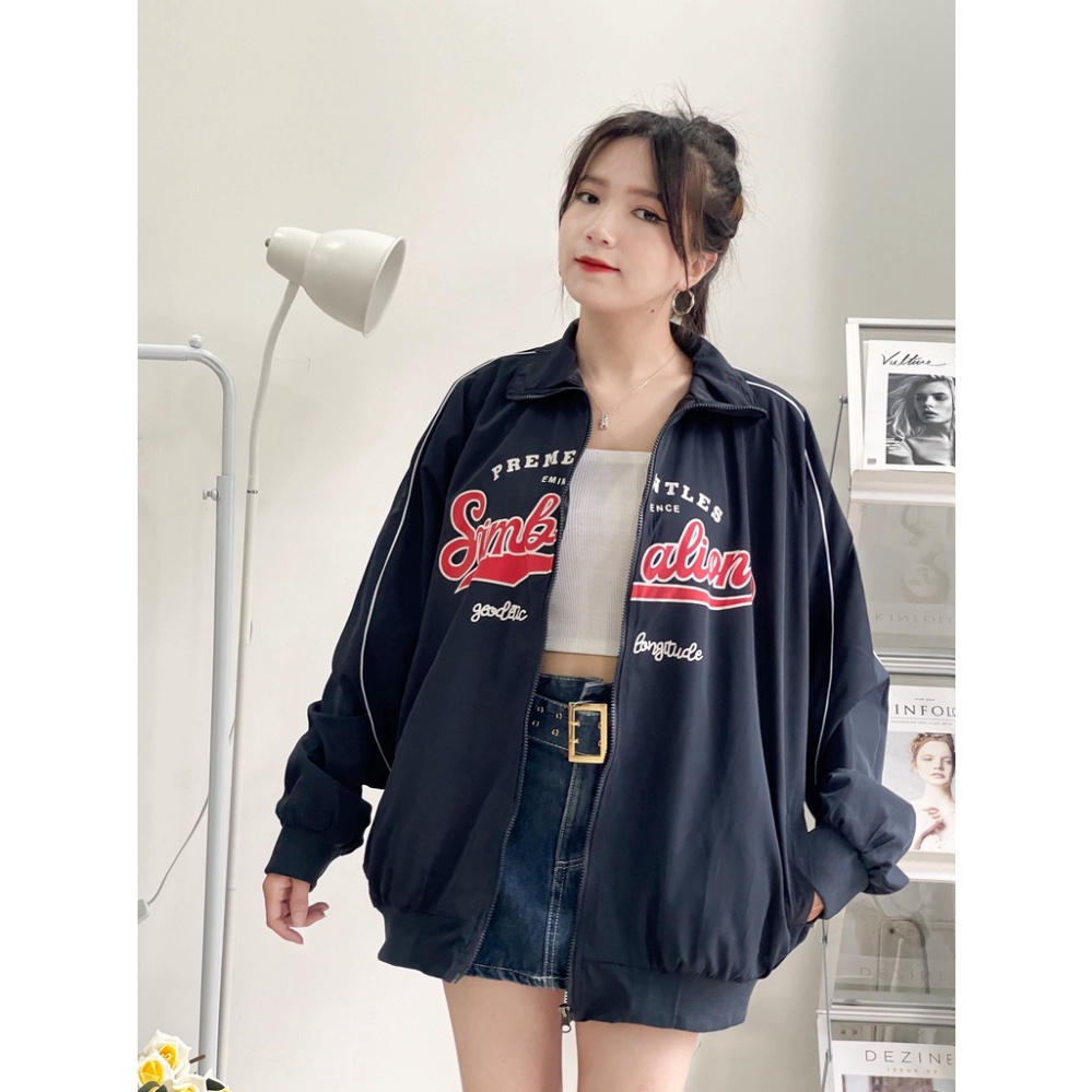 Áo khoác SIMBALION jacket dù 2 lớp unisex nam nữ (Ảnh thật/có sẵn)