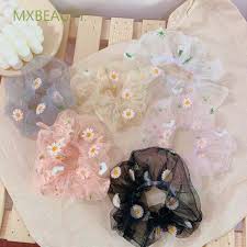 [FREESHIP ĐƠN TỪ 50K] Dây buộc tóc Scrunchies hoa cúc HARI0720