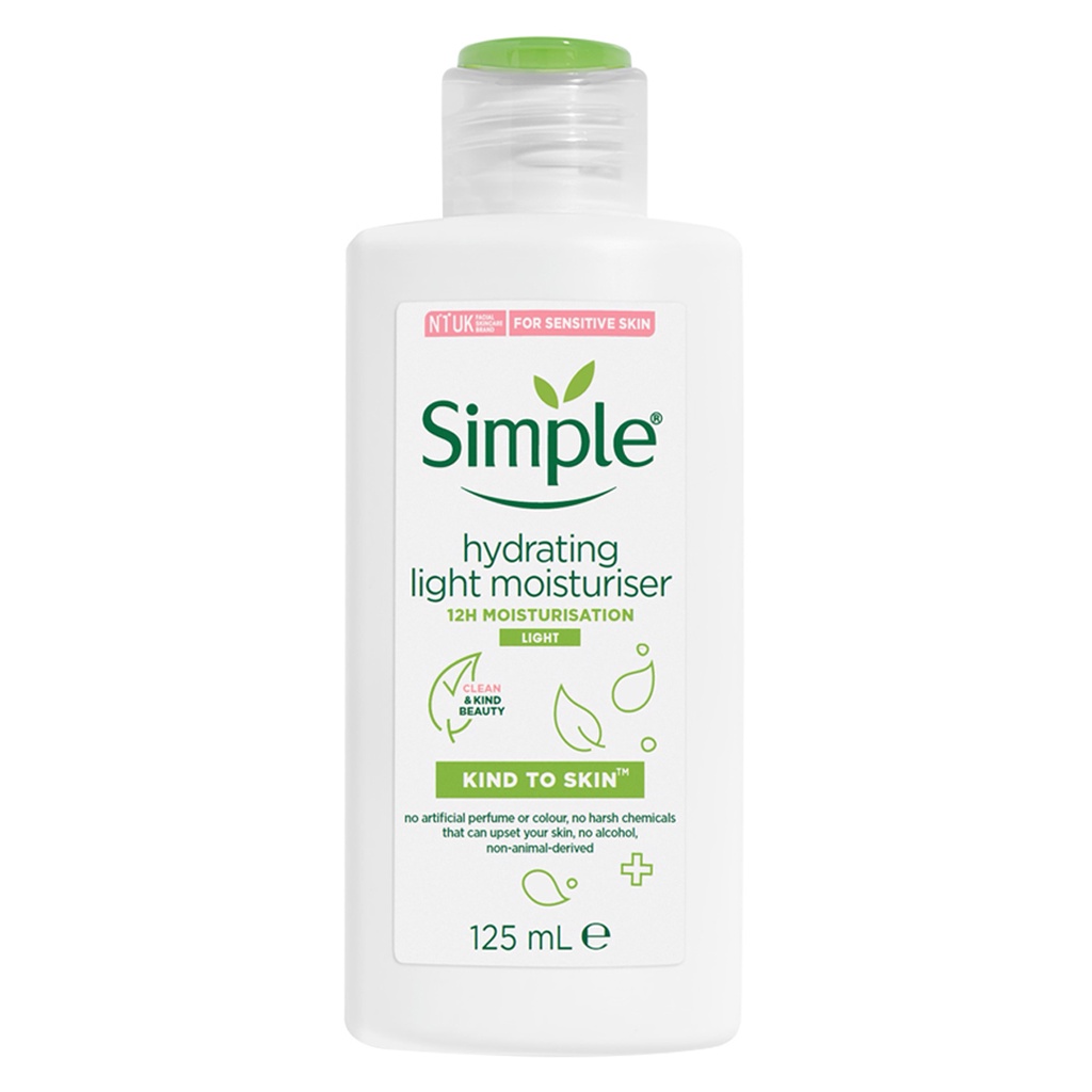 Sữa Dưỡng Ẩm Simple Dành Cho Mọi Loại Da 125ml Kind To Skin Protecting Light Moisturiser