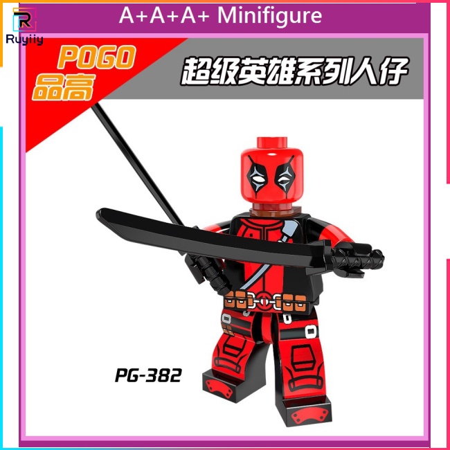 Mô Hình Lắp Ráp Mini R3 Pg8093 Siêu Anh Hùng Bain Wolverine Deadpool Đội Us